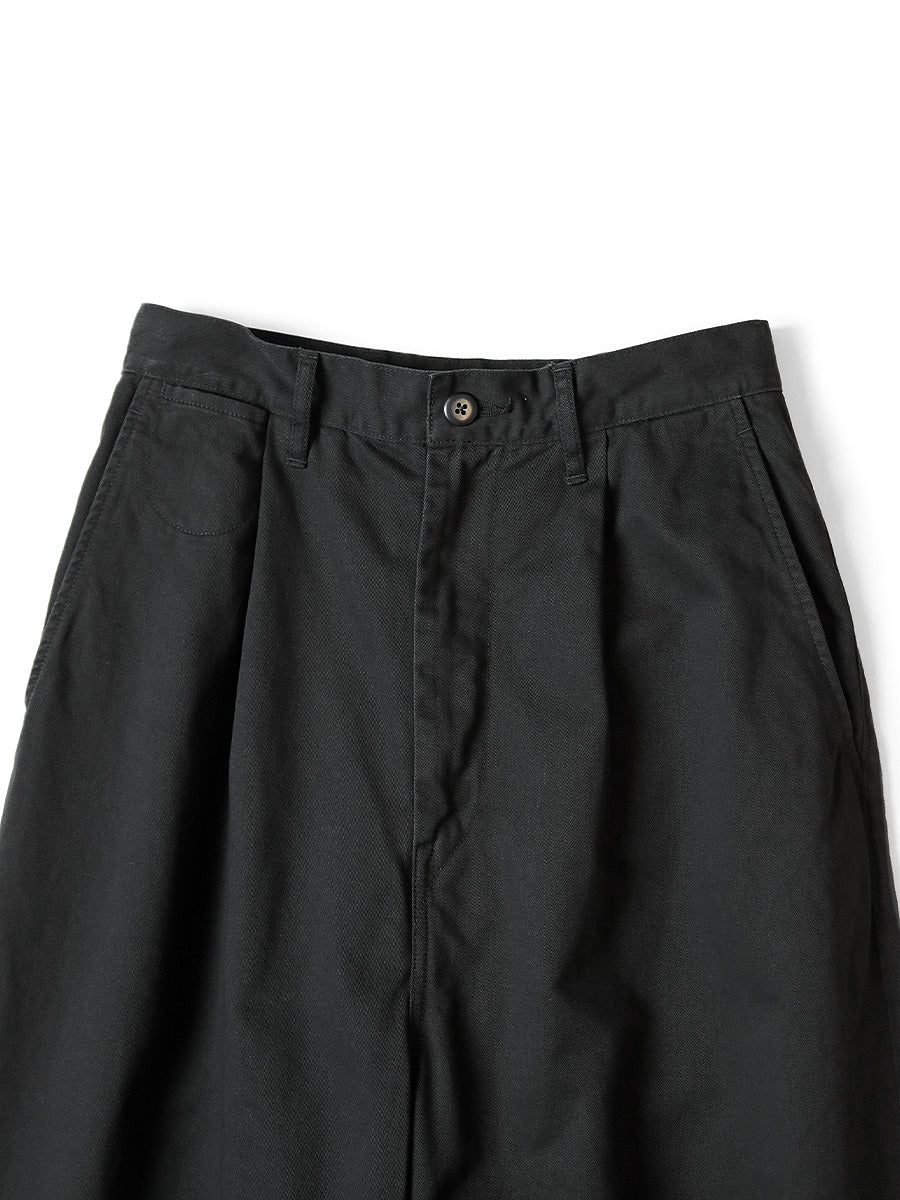 Chino High-Waist Wide-Leg Pants