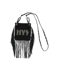 Logo Studs Fringe Mini Bag
