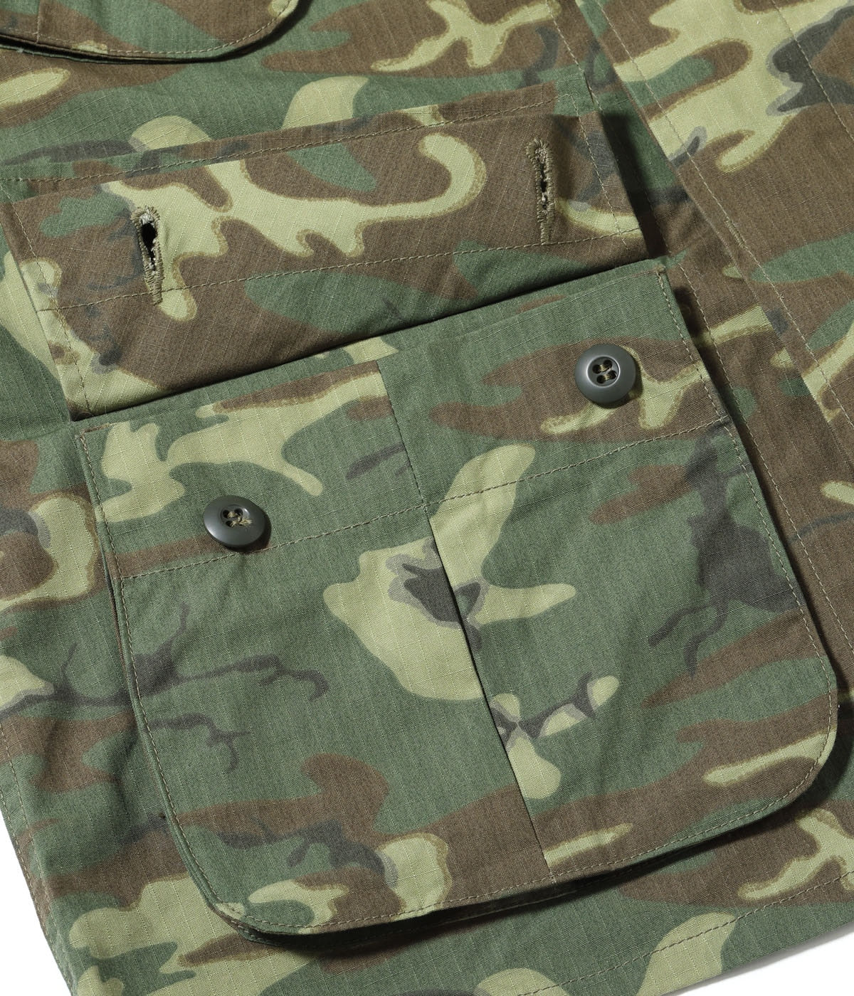 COAT, MAN'S, CAMOUFLAGE, COTTON, WIND, RESISTANT, POPLIN, CLASS 2