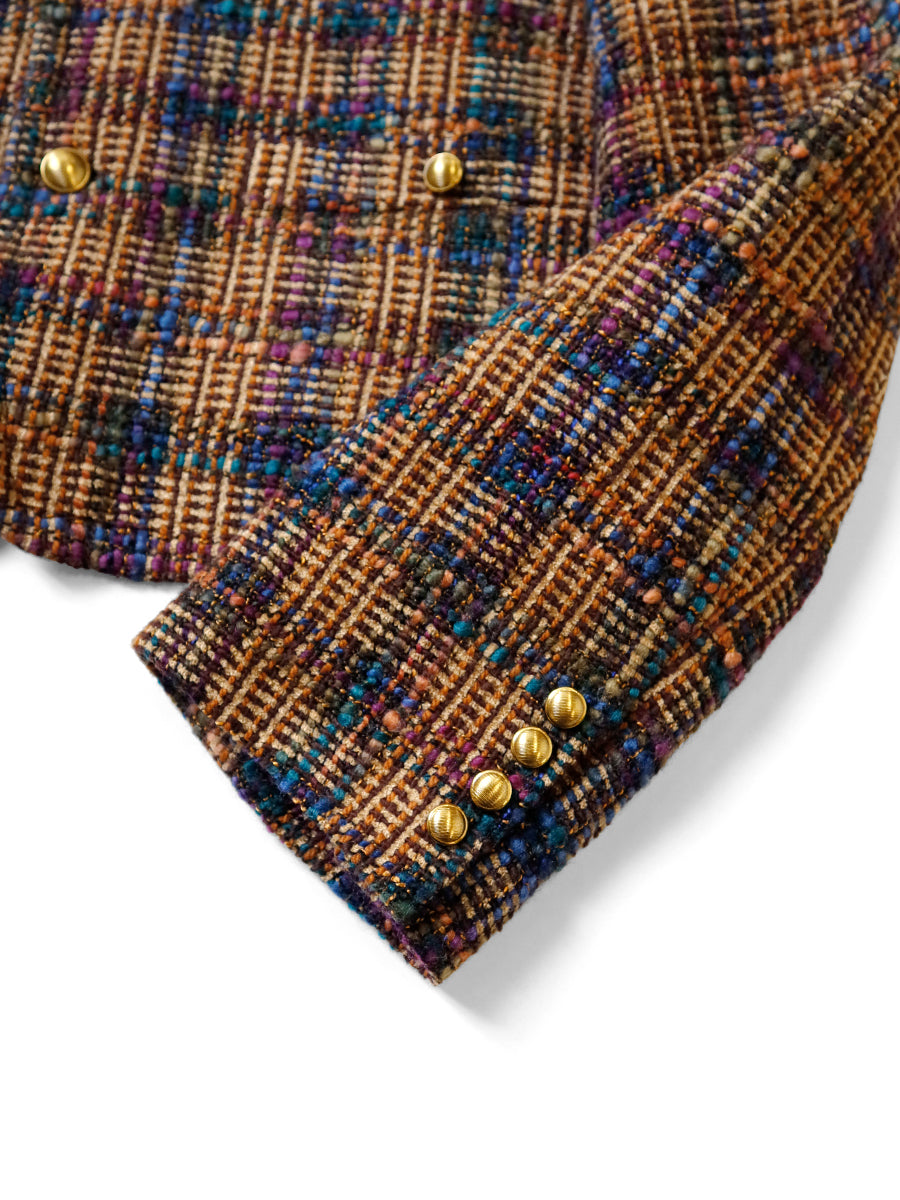 Kazatsui Tweed Check Baba-Soya JKT