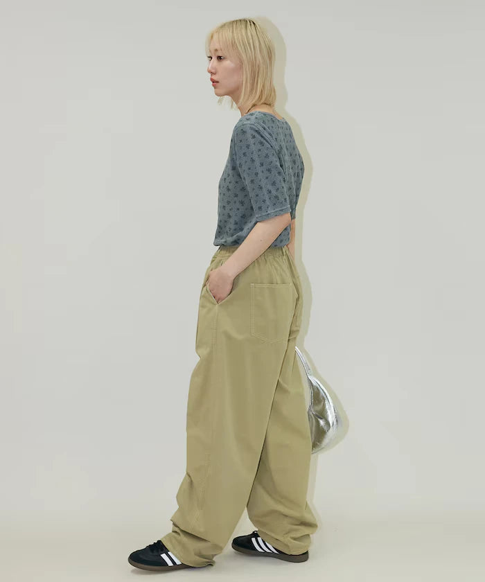 LOVE POP STUDIO Tuck Curve Pants Limited Edition