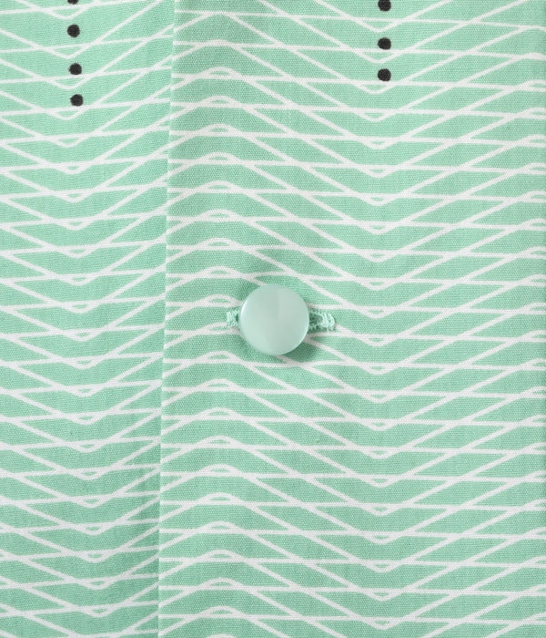 COTTON TYPEWRITER OPEN SHIRT “ZIG ZAG”