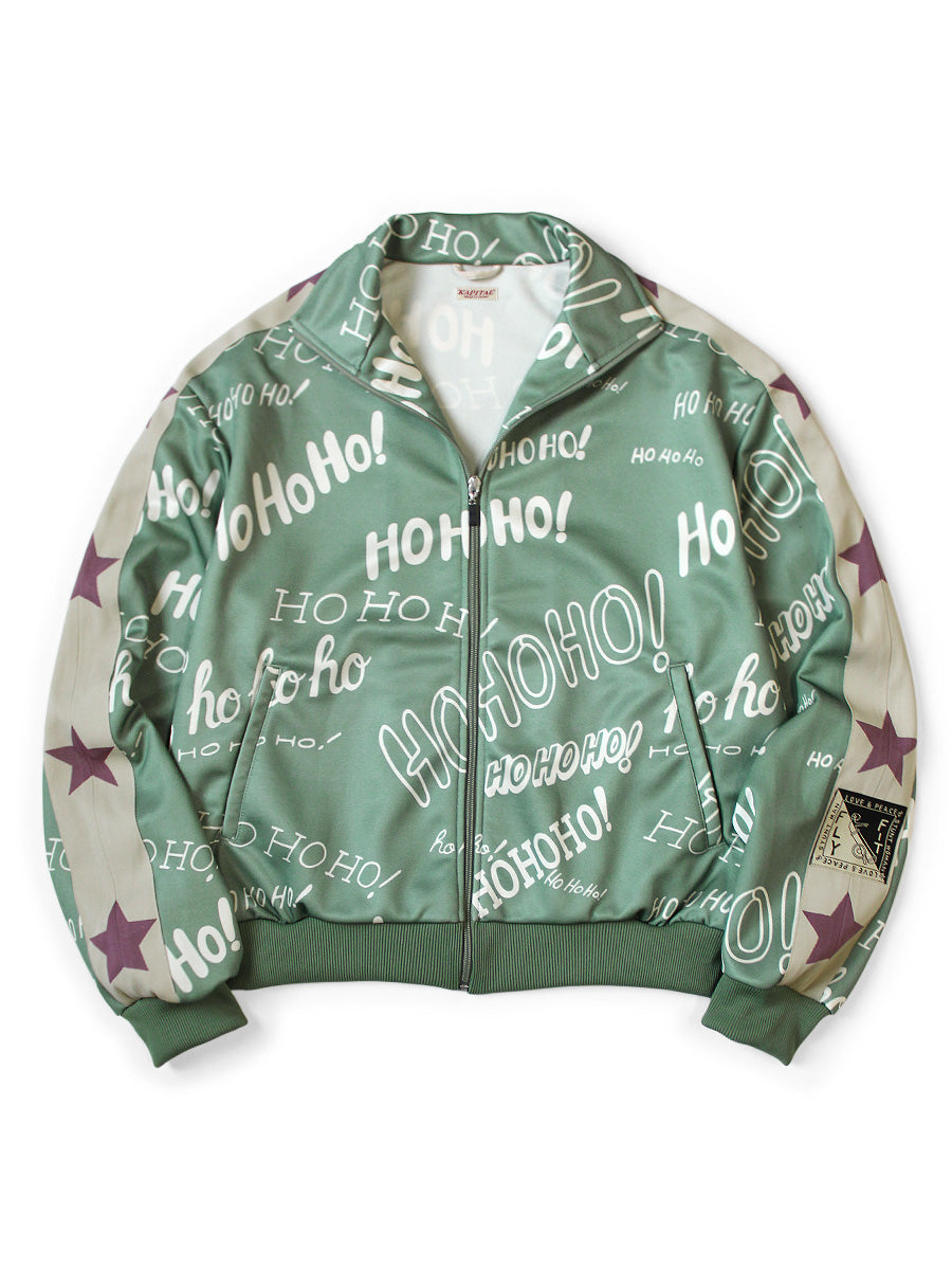 Smooth Jersey HOHOHO Pattern Track Jacket