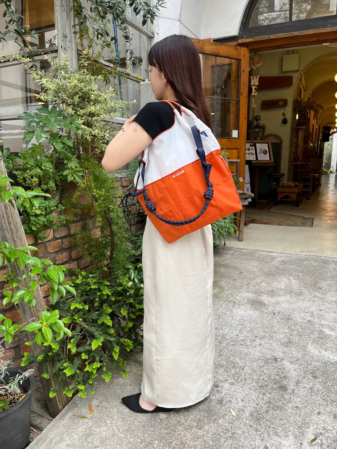 Bicolor Model (Bicolor) M#0407 WHITE/ORANGE-301095