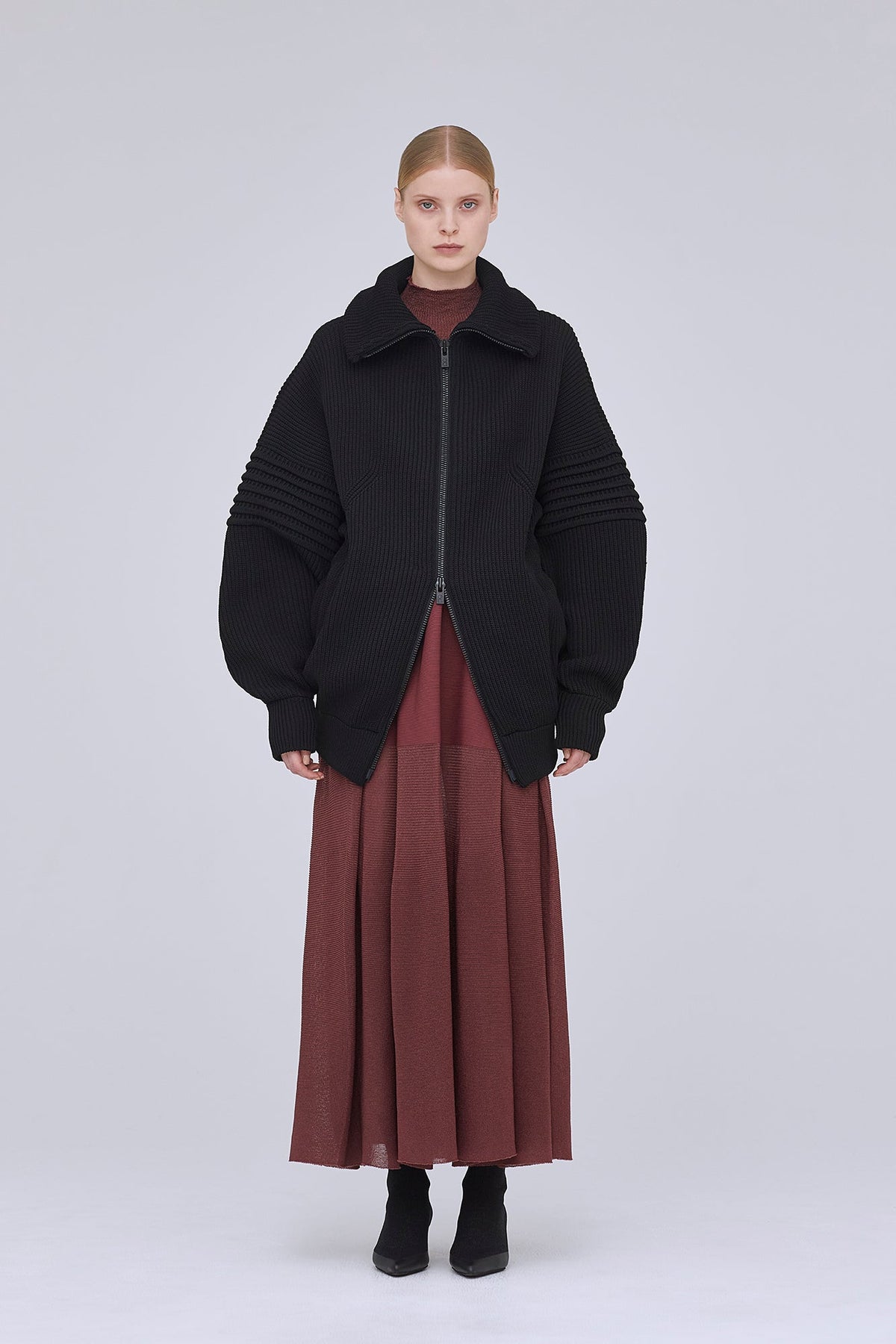 LOW GAUGE HIGHNECK ZIP BLOUSON