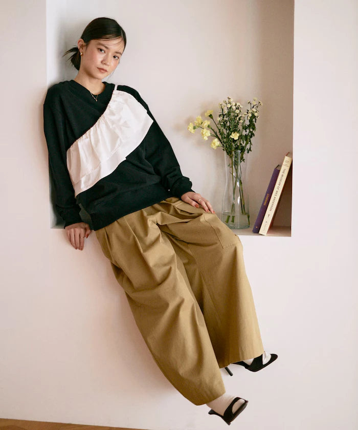 Organic Cotton Multiway Color Sweat / French Terry Sweat / Set Item