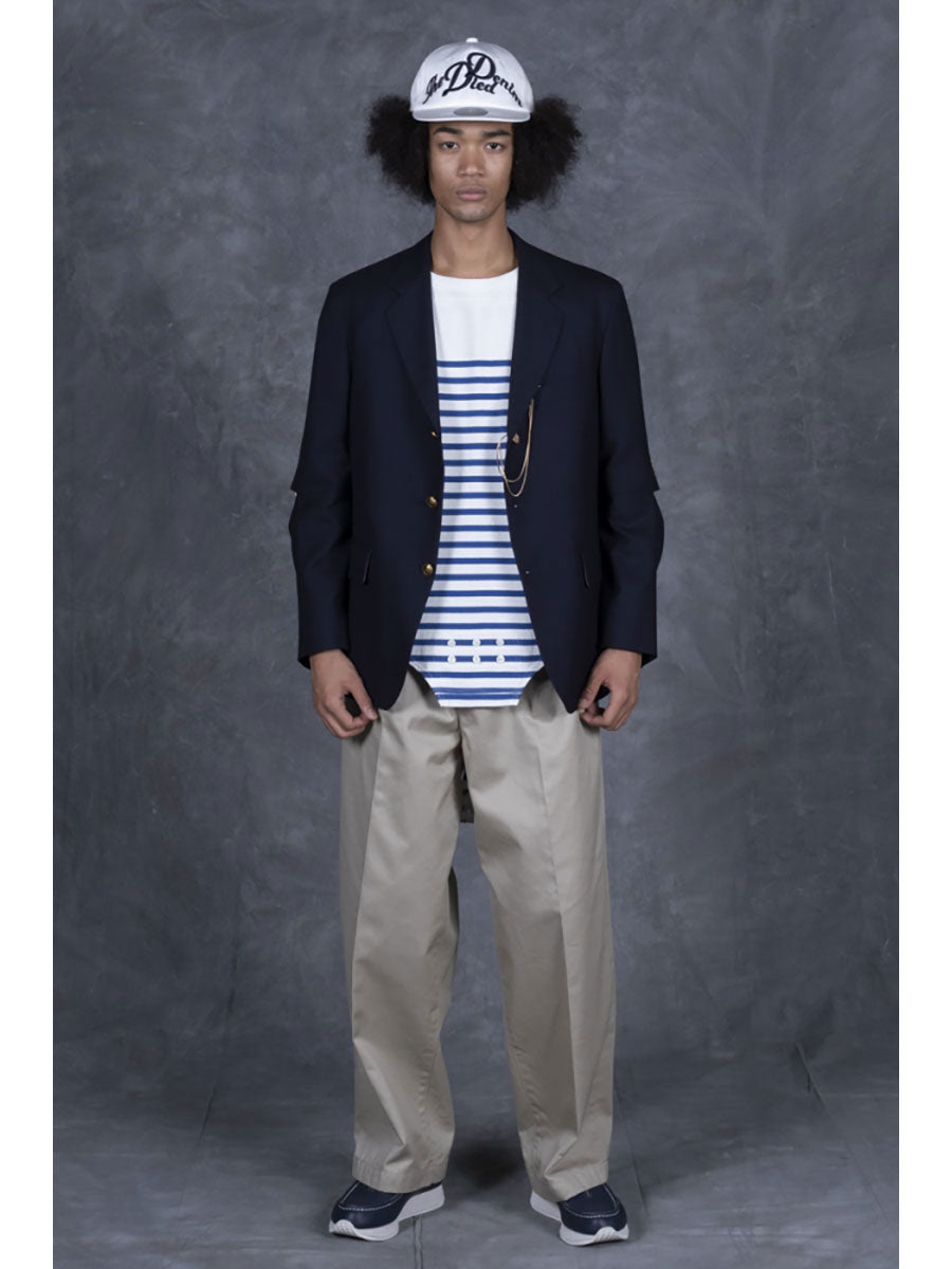 Panel Border Jersey Swim Football T