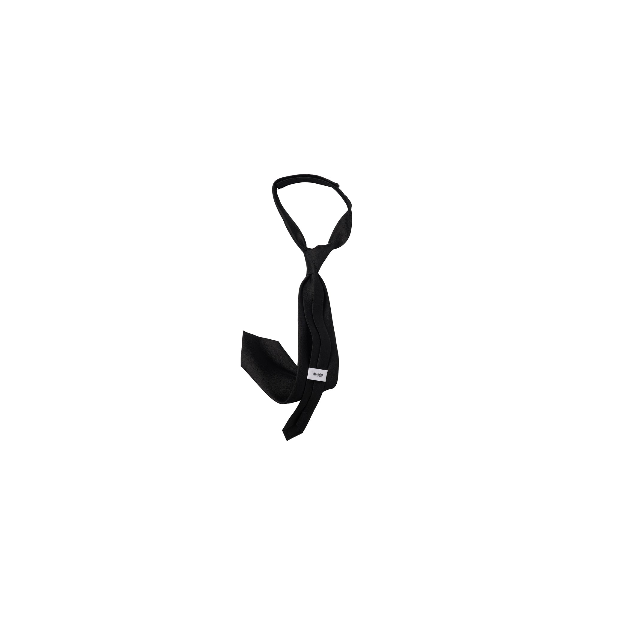 SHAPE MEMORY SHIJIRA TIE：BLACK