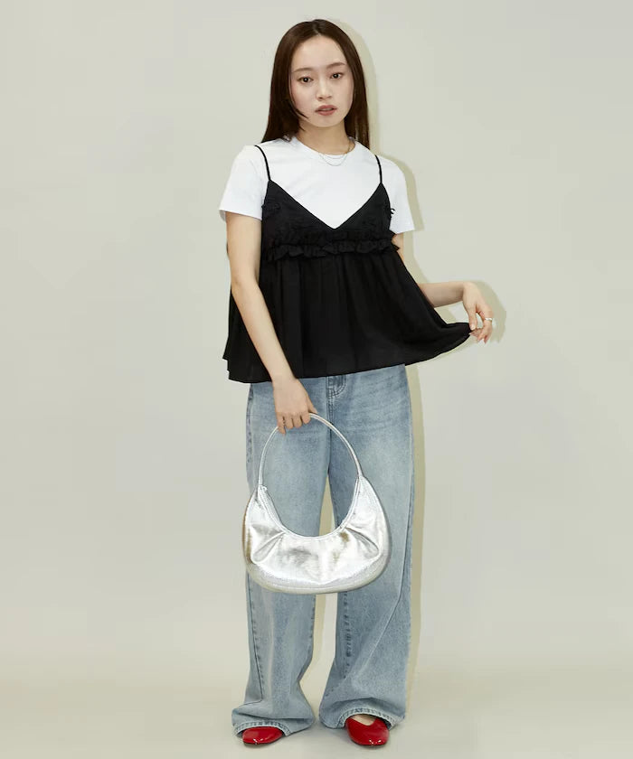 Floral Embroidery Detail Camisole Bustier Limited Edition