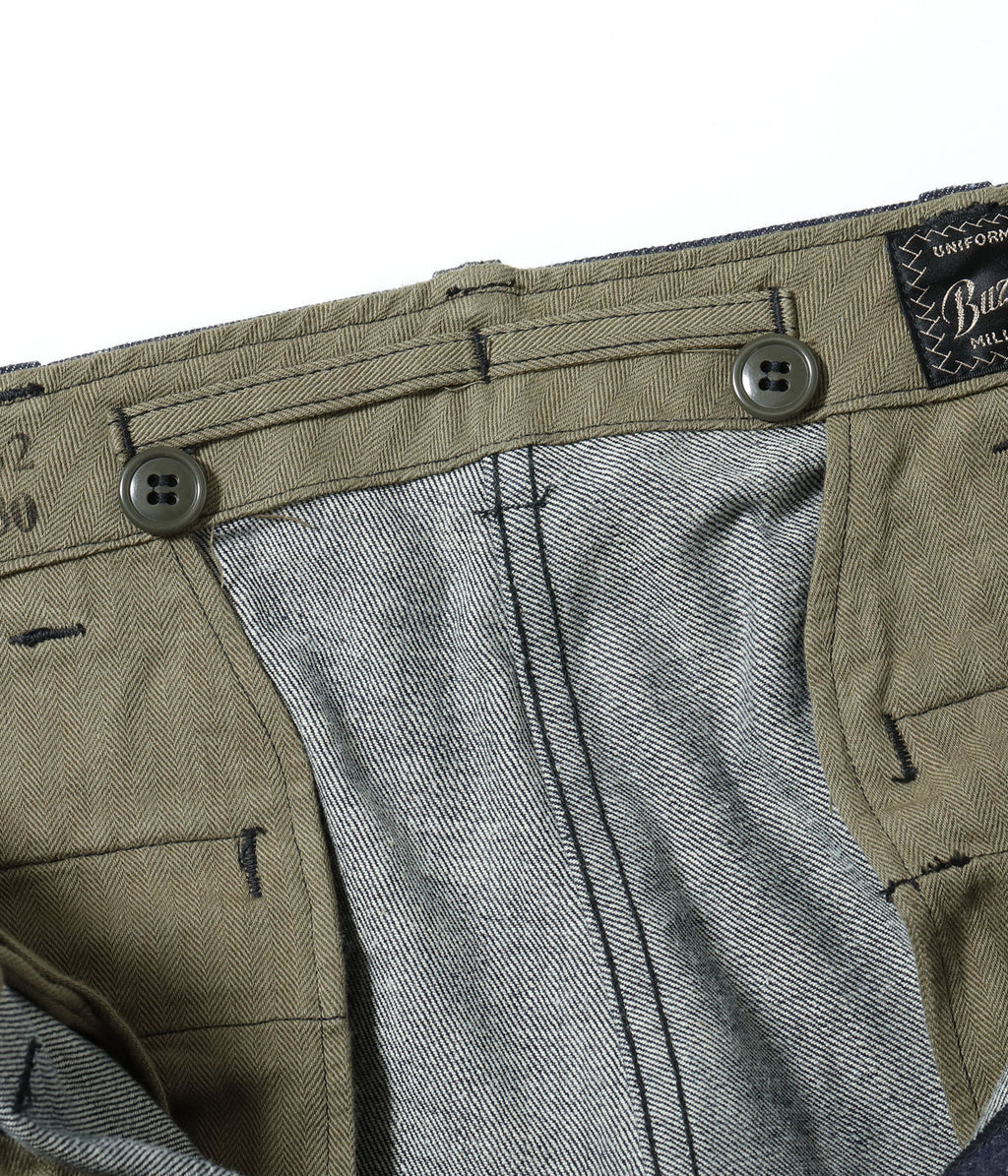 TROUSERS, FIELD, Type M-1943 ���DENIM CIVILIAN MODEL���