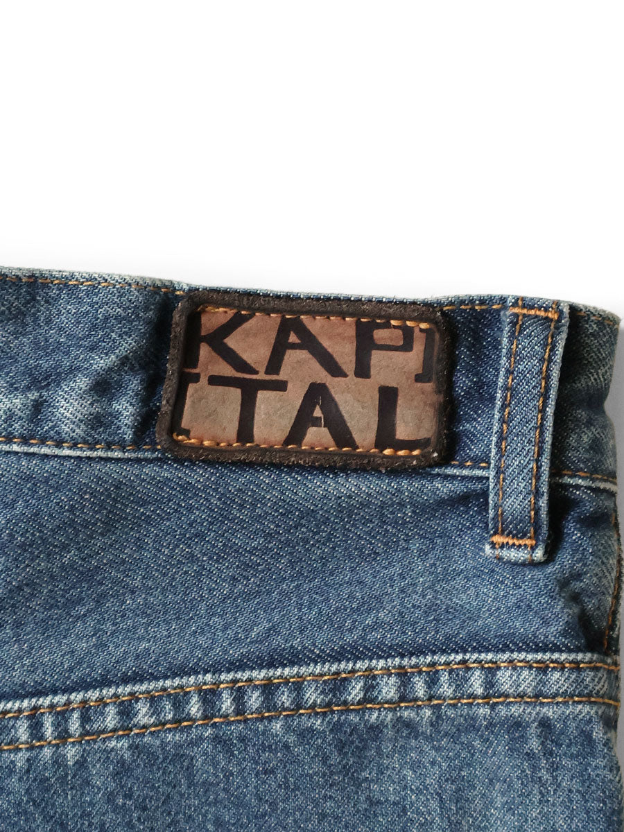 14oz Denim 5P SKITTLE Baggy Pants (Processed)