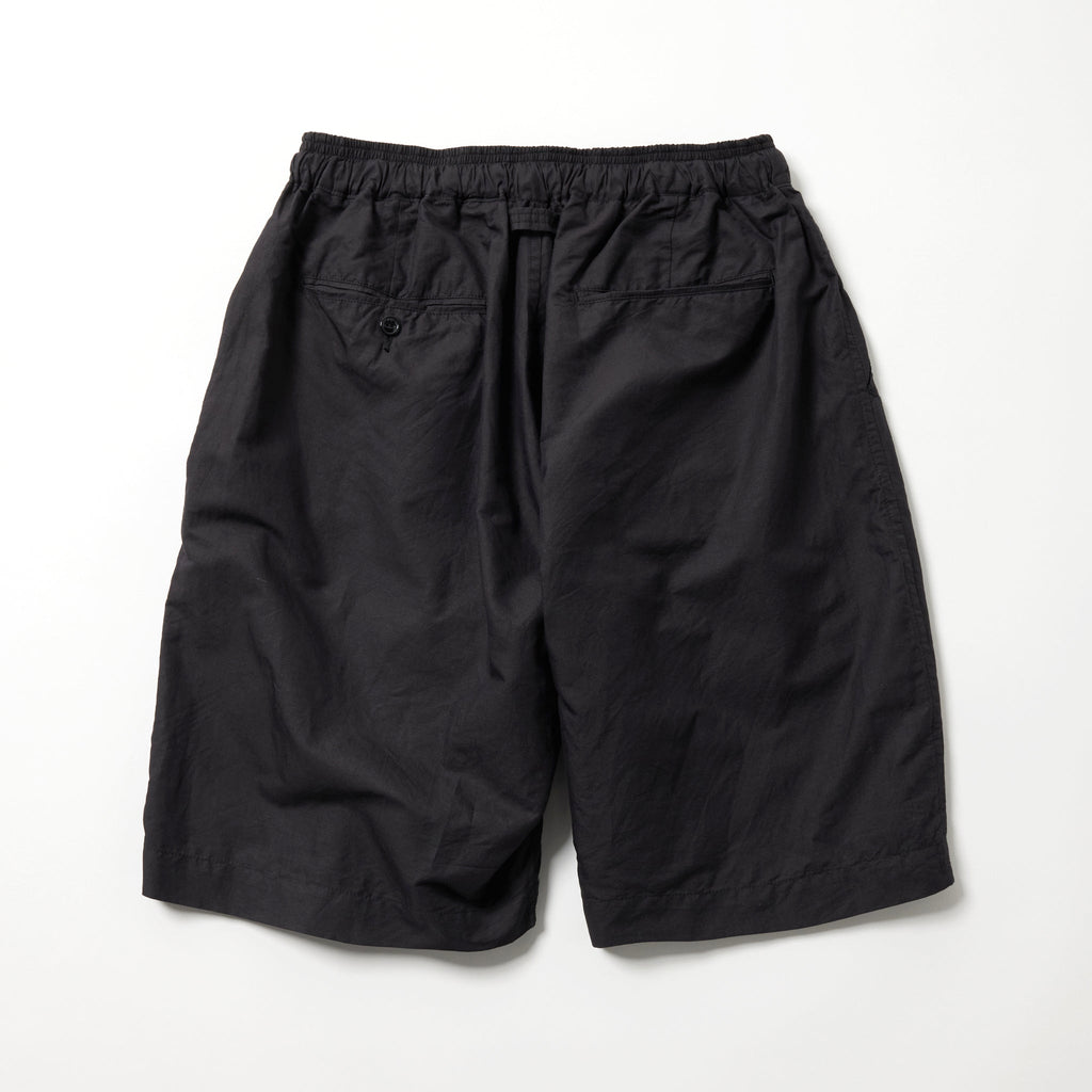 Cotton Ramie Broad Easy Wide Shorts