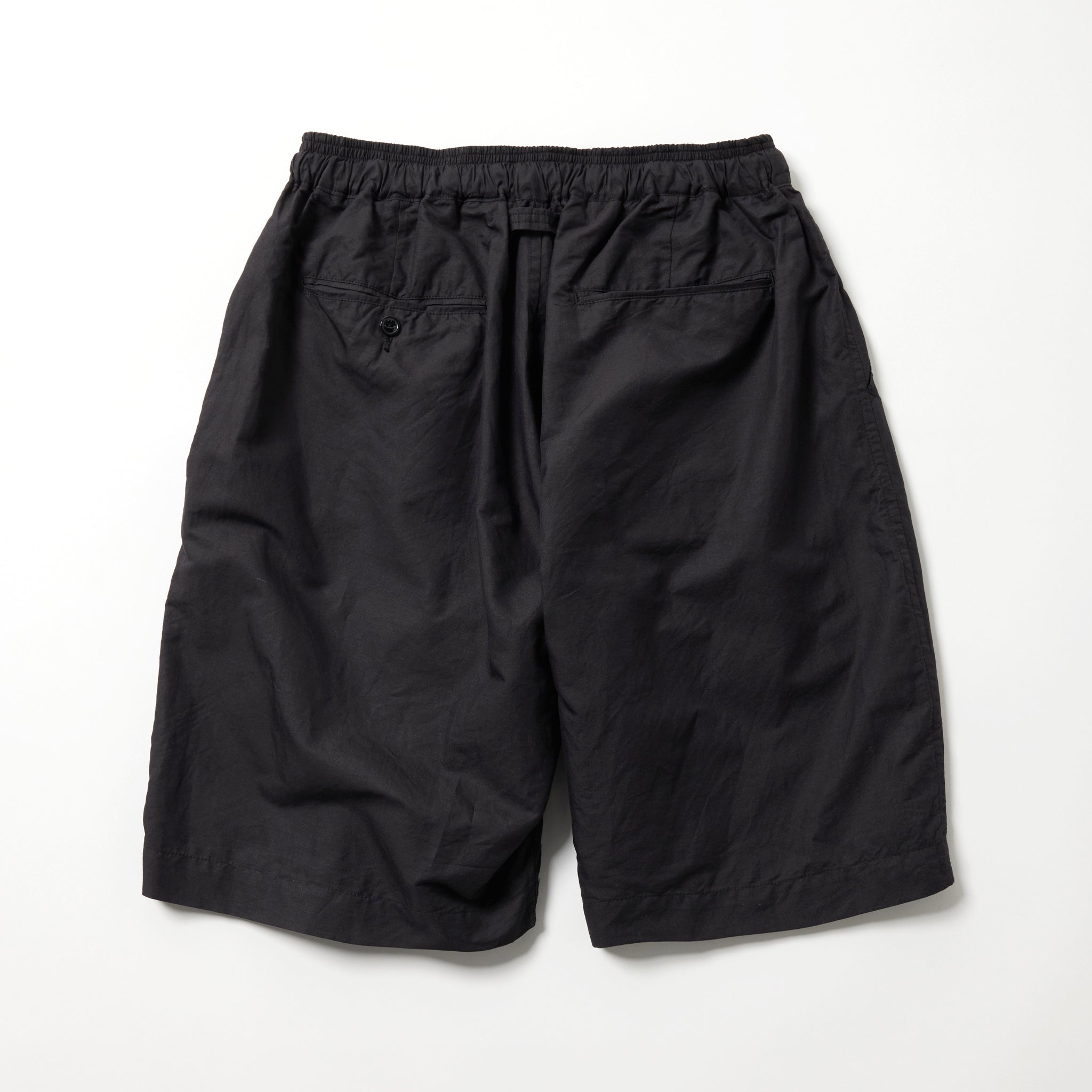 Cotton Ramie Broad Easy Wide Shorts