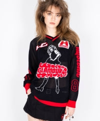 HYSTERIC84 Jacquard Mesh Pullover
