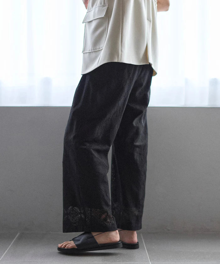 Panel Lace Easy Pants / Compatible with Setup - February 12, 12:00 Release