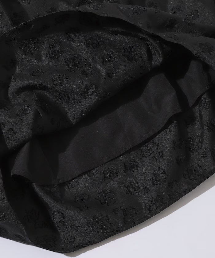 Flower Sheer Jacquard Cocoon Skirt - Released on February 12 at 12:00