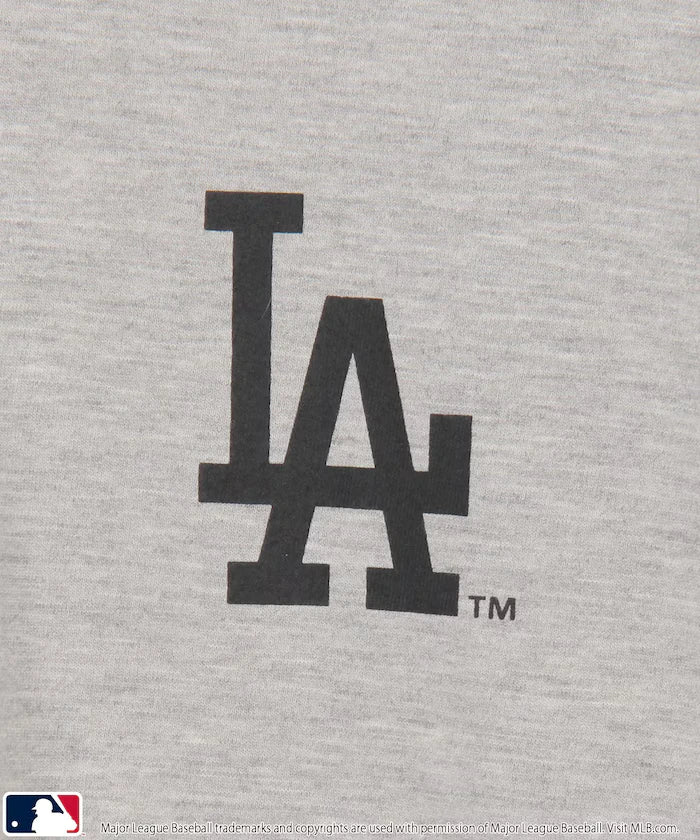Limited Edition MLB Logo Print Henley Neck Oversized T-Shirt