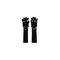 JEWELRY ATTACHED LONG GLOVES / SMALL：BALCK SILVER