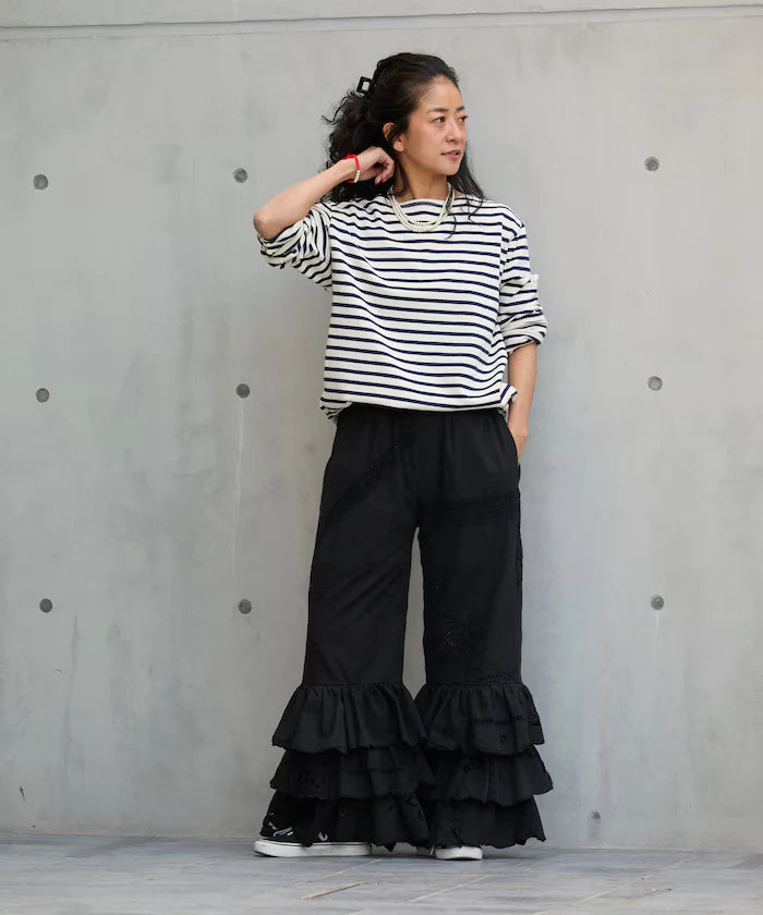 vintage lace tablecloth remake easy pants