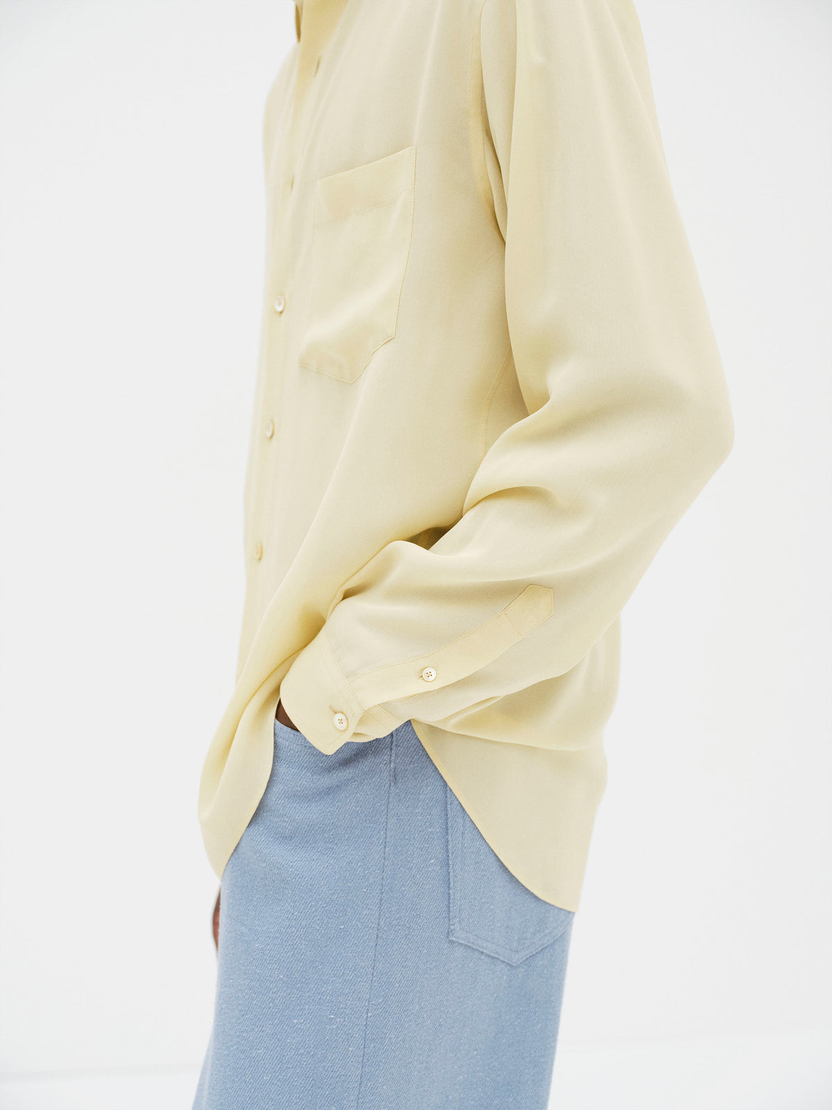 AIRY SILK GEORGETTE SHIRT