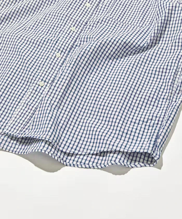Magazine Pocket Broad Shirt(Gingham)
