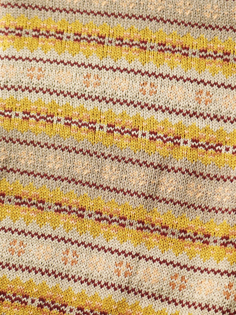 5G Fair Isle Half ZIP Vest