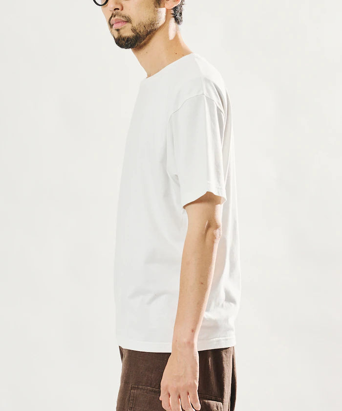 Sheer Knit Polo Shirt & Cotton T-Shirt Layered Set