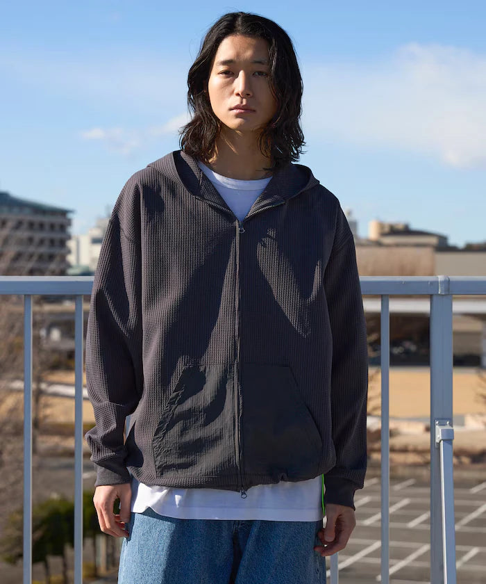 Spindle Tech Thermal Nylon Pocket Zip-Up Parker