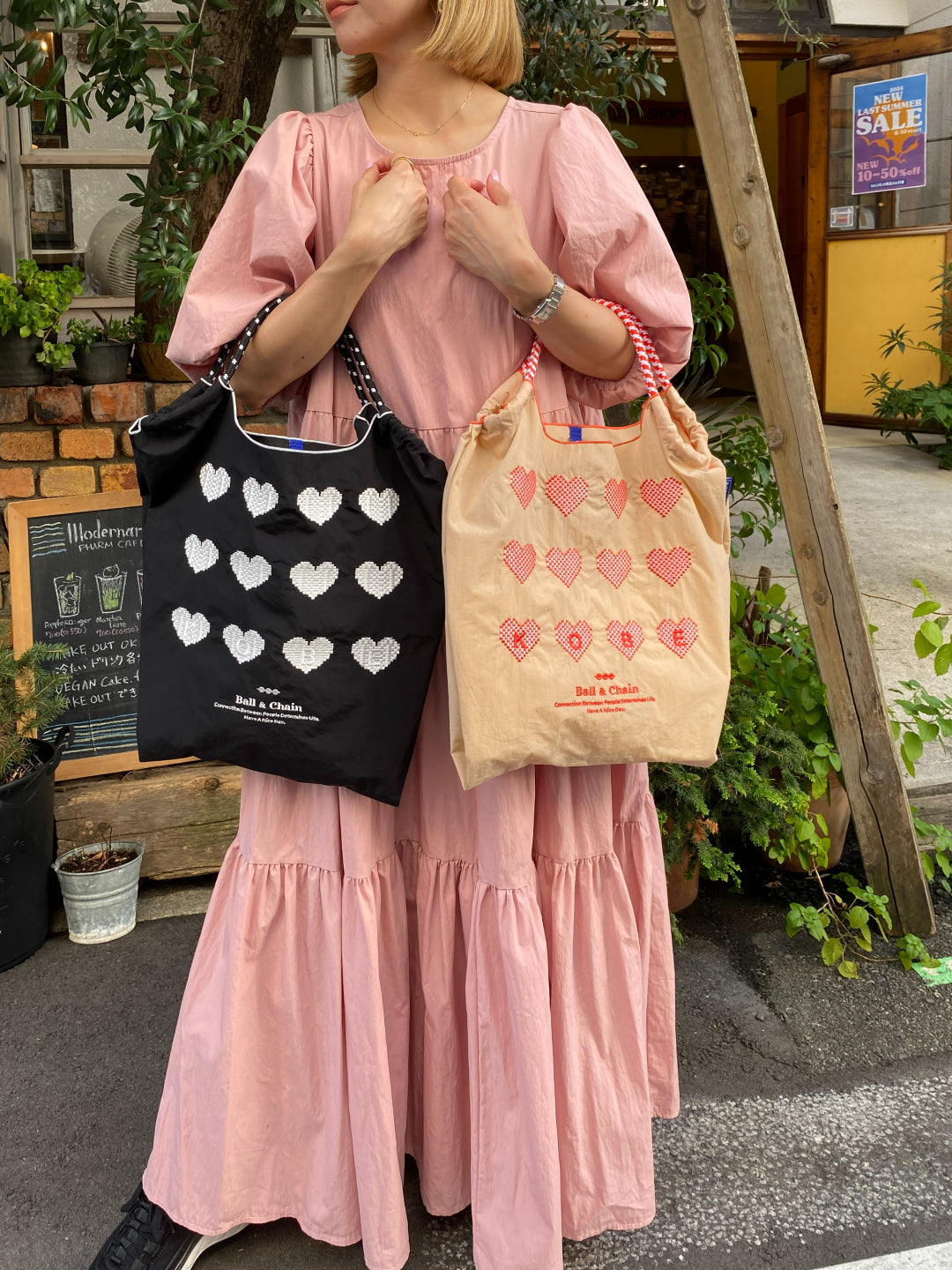 KOBE limited HEART (Kobe limited heart) M #21 S/BEIGE-301048