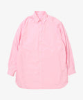 wide shirt with pocket thomas mason pink long