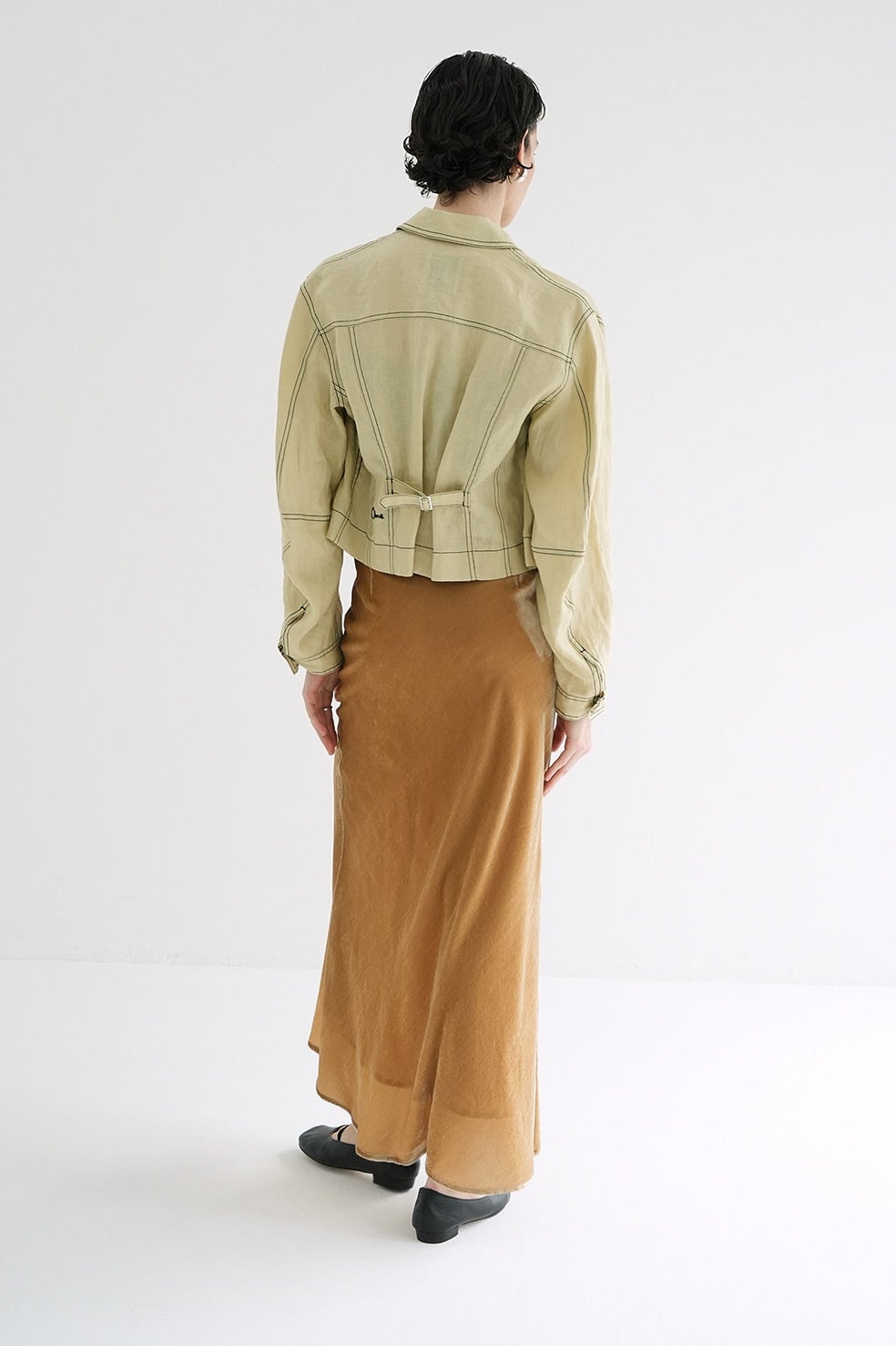 VELOUR MERMAID LINE SKIRT