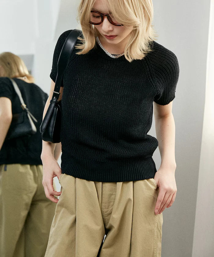 Compact Summer Knit with Purl Stitch - Limited Expansion