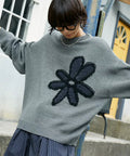 Boucle Flower Pullover Knit [Limited Edition]