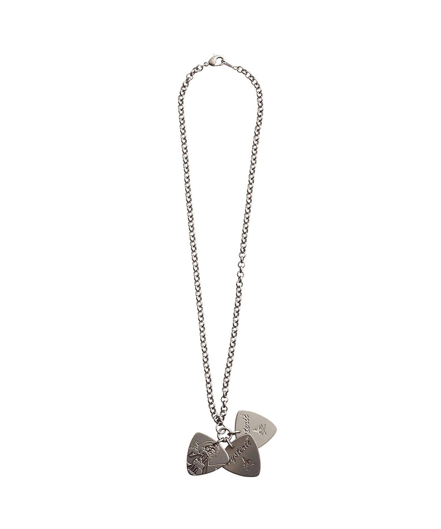 Woman On Skull Pick Necklace