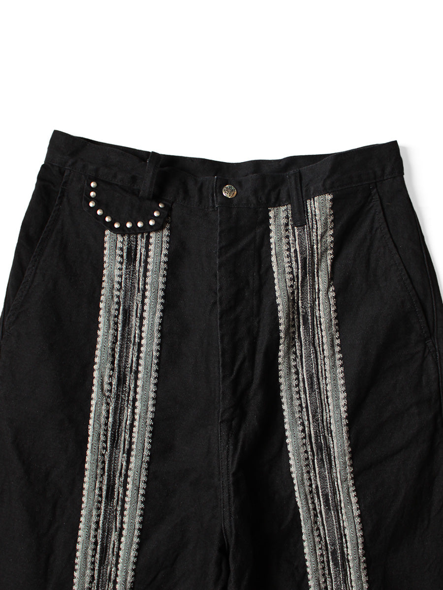 12oz Arrow Pattern Jacquard Denim Nîmes Pants