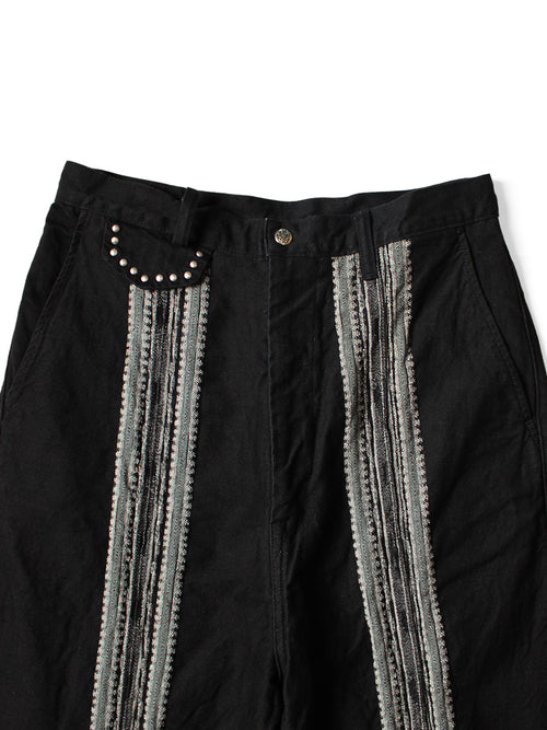 12oz Arrow Pattern Jacquard Denim Nîmes Pants