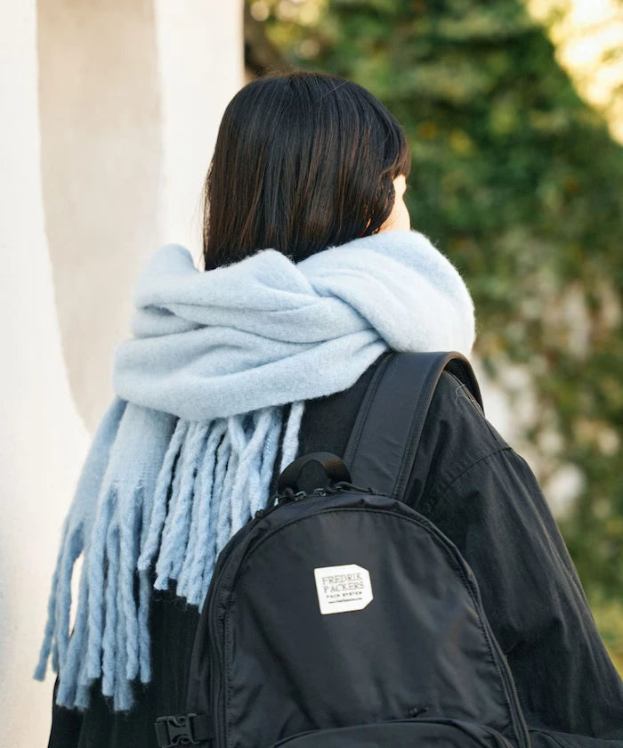 Volume Fringe Scarf