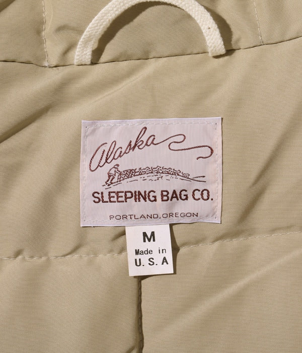 ALASKA SLEEPING BAG GOOSE DOWN, MADE IN USA “ARCTIC” WORK & HUNTING COAT