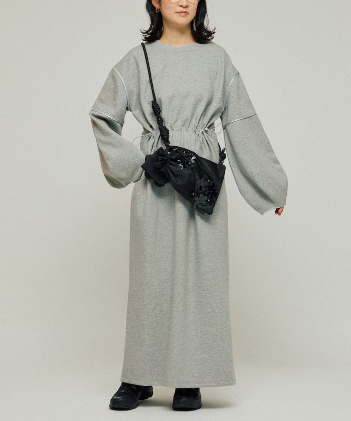 Cocoon Sleeve Damboru Sweat One-Piece / Spindle