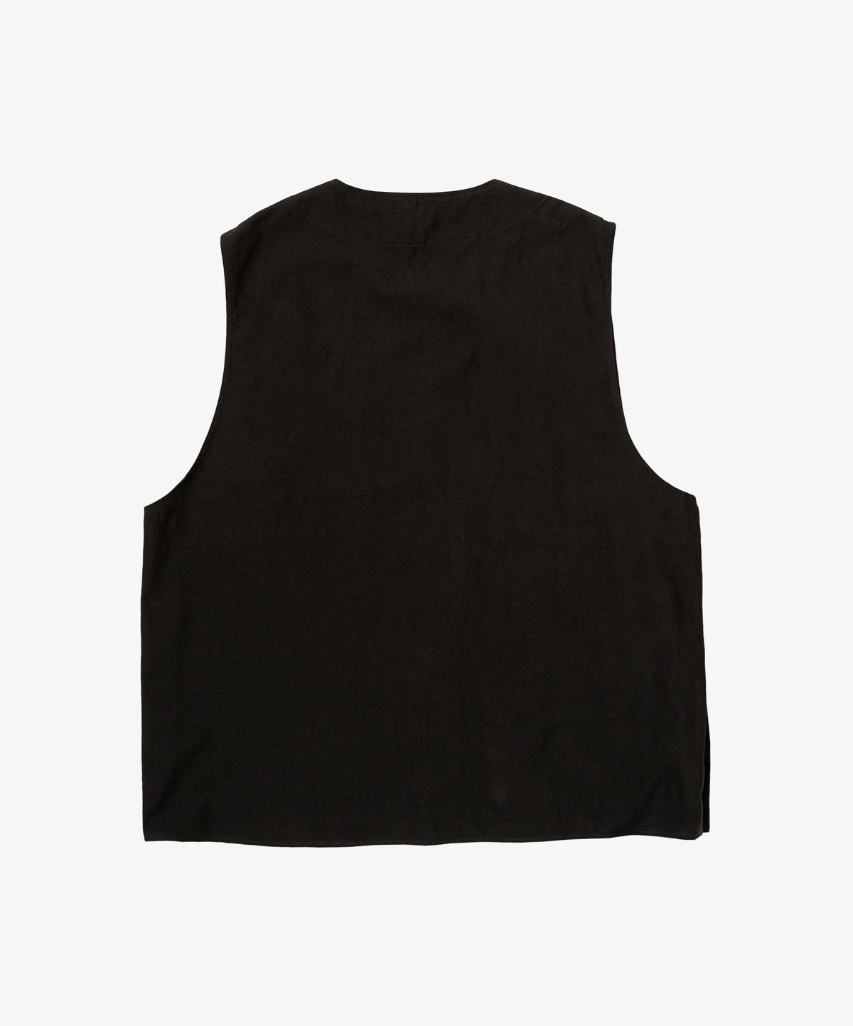 gilet back satin black