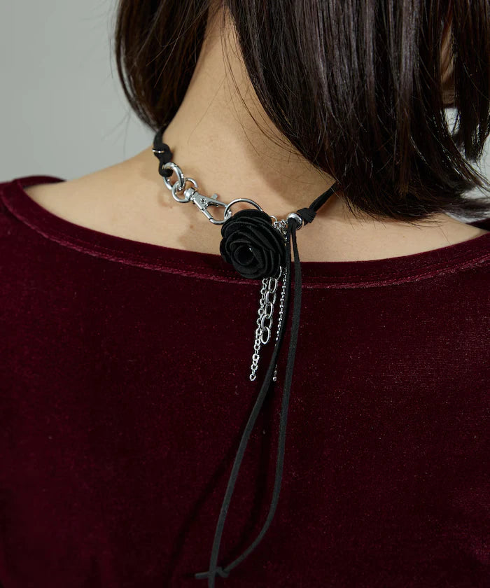 Code Flower Necklace / Flower Charm