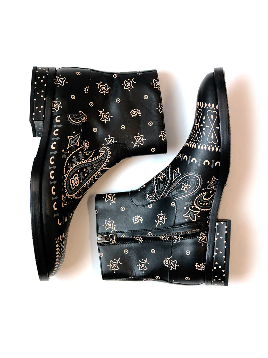 Leather Bandana pt Navy Issue Boots