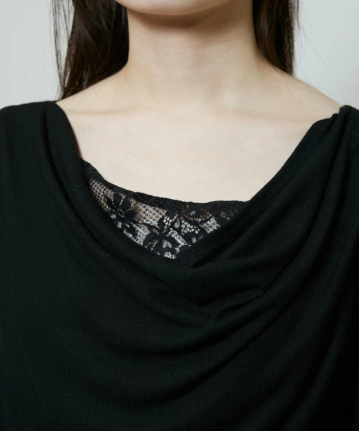Race Layered Tereko Draped T-Shirt Limited Edition