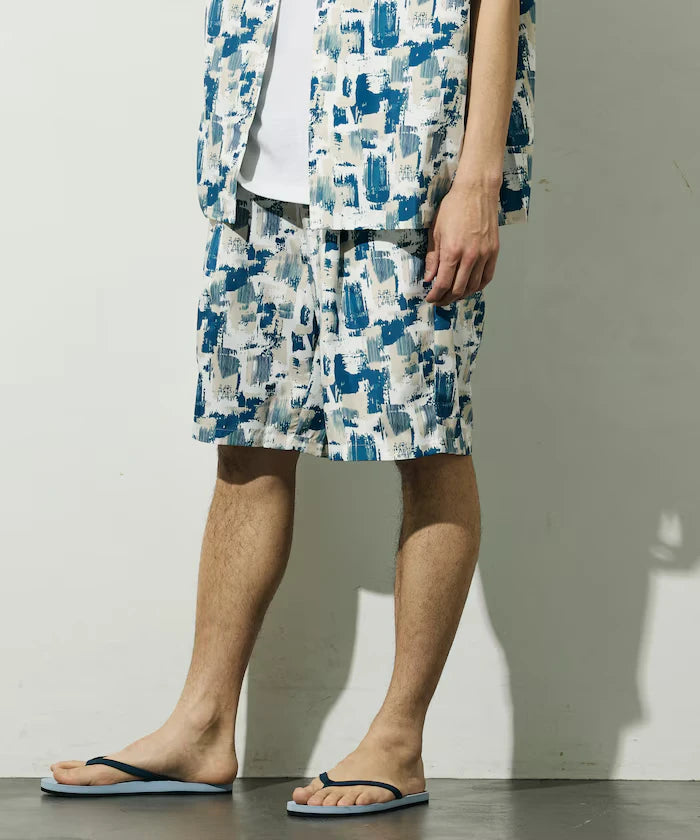 Pattern Easy Shorts / Allover Design Short Pants / Setup Compatible