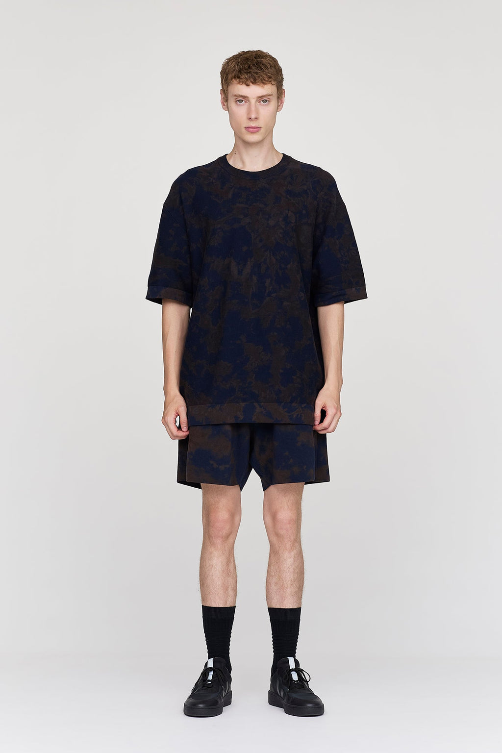 DYEING SHORT SLEEVE TEE SHIRT