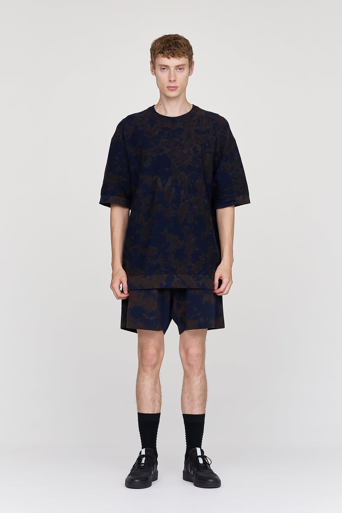DYEING SHORT SLEEVE TEE SHIRT