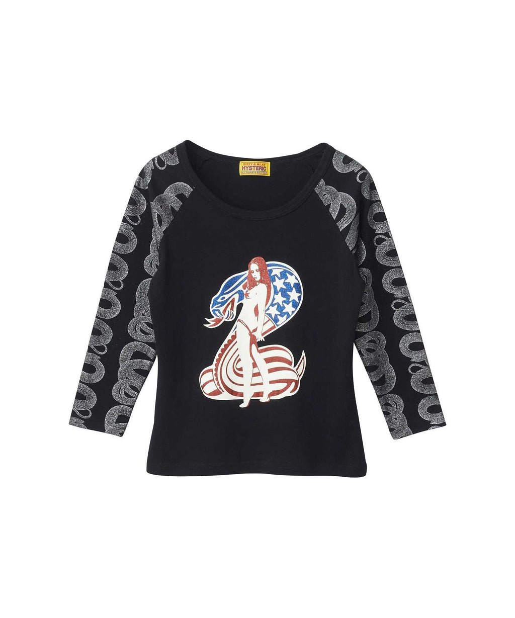 COBRA Three-Quarter Sleeve Chibi T-Shirt