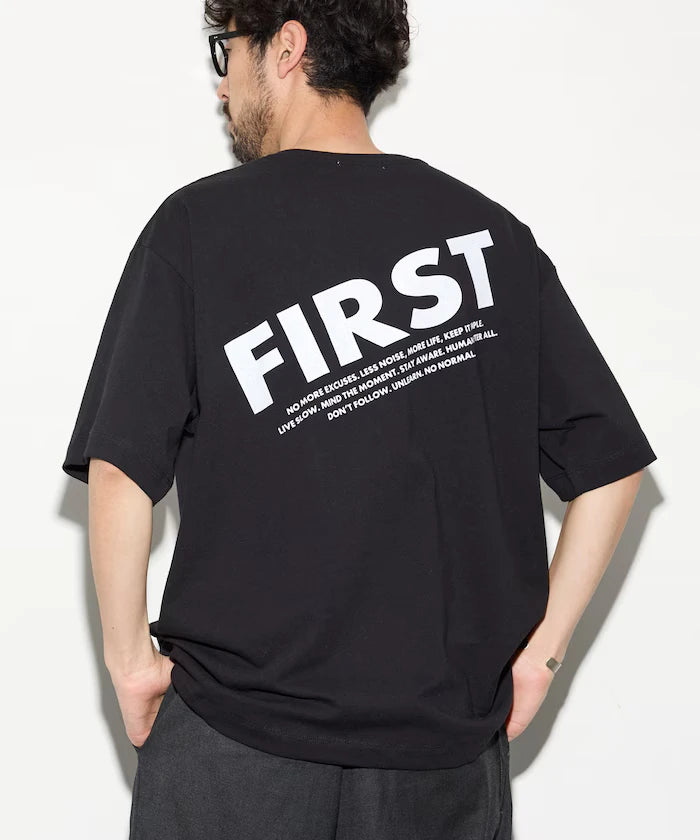 6 Ounce Front Logo Print Crew Neck T-Shirt / Back Print T-Shirt PRINT FRESH FIRST