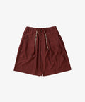 banshu ori circular short pants wine