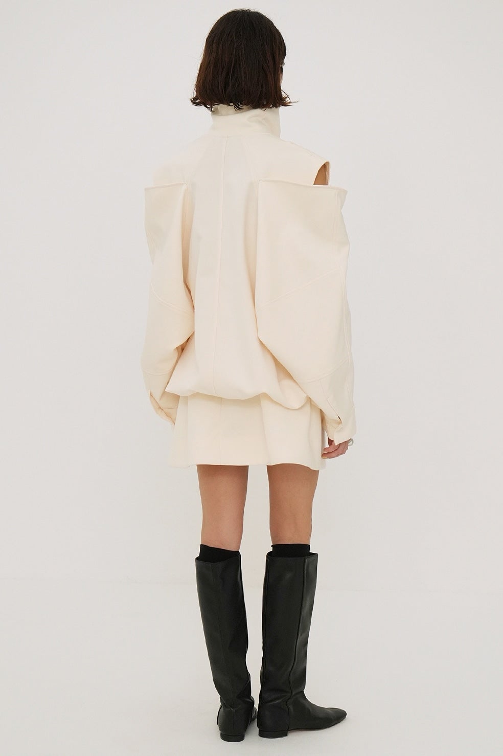 2WAY OFF SHOULDER MODE JERSEY TOPS